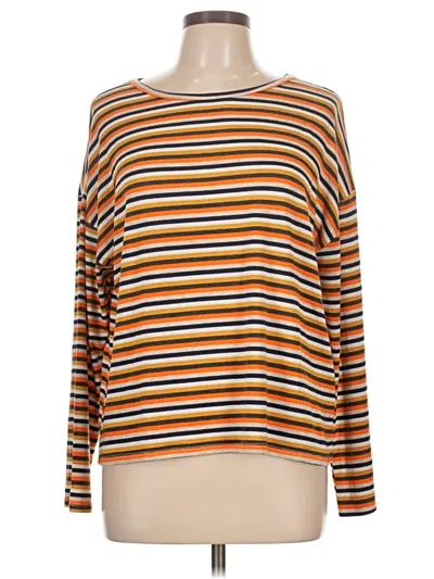 Pre-owned Lumiere Long Sleeve T-shirt In Brown