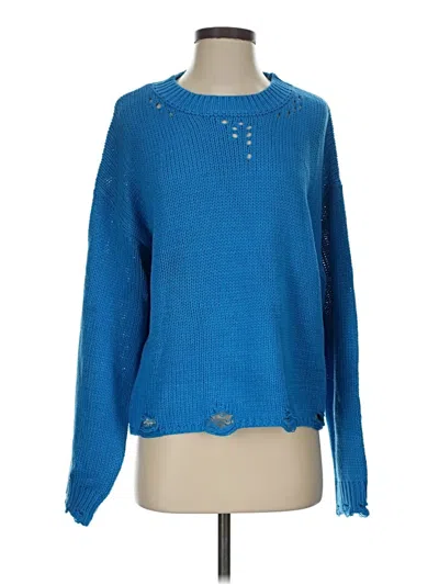 Pre-owned Lumiere Pullover Sweater In Blue