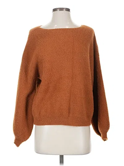 Pre-owned Lumiere Pullover Sweater In Brown