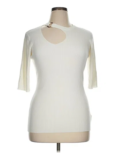 Pre-owned Lumiere Pullover Sweater In Ivory