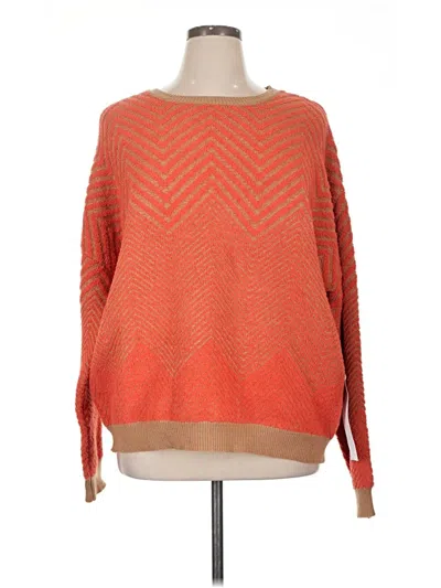 Lumiere Pullover Sweater In Orange