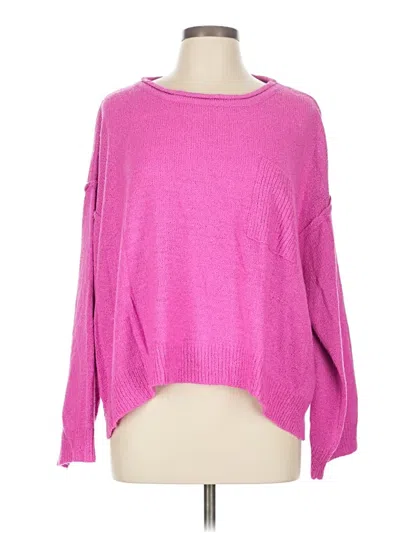 Pre-owned Lumiere Pullover Sweater In Pink