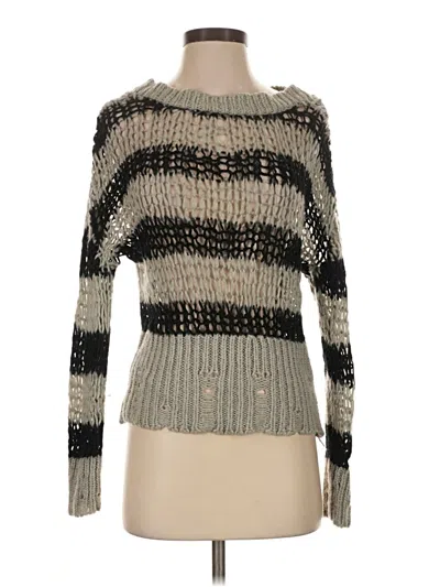 Pre-owned Lumiere Pullover Sweater In Silver