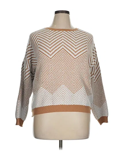 Pre-owned Lumiere Pullover Sweater In Tan