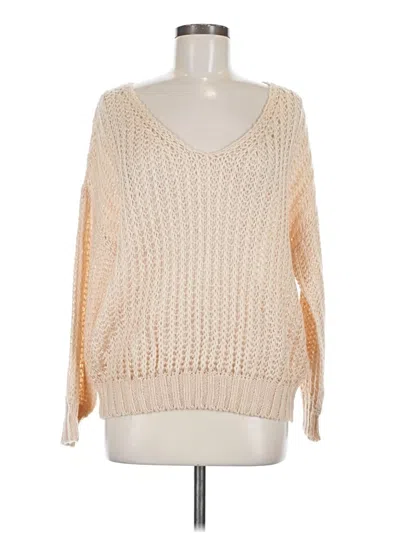 Pre-owned Lumiere Pullover Sweater In Tan