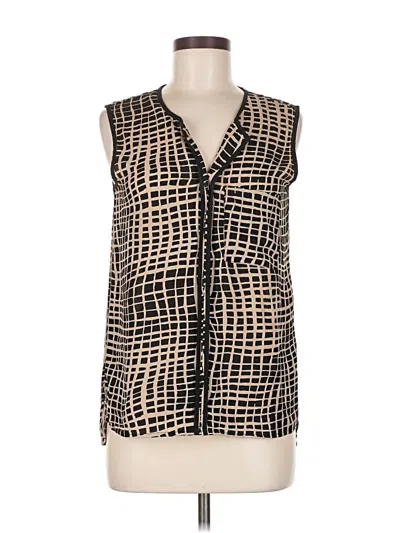 Pre-owned Lumiere Sleeveless Blouse In Black