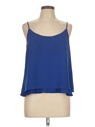 Pre-owned Lumiere Sleeveless Blouse In Blue