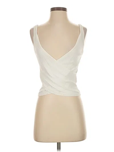 Pre-owned Lumiere Sleeveless Blouse In Ivory