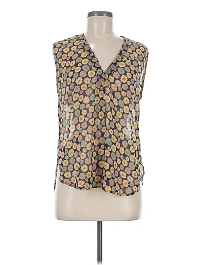 Pre-owned Lumiere Sleeveless Blouse In Yellow
