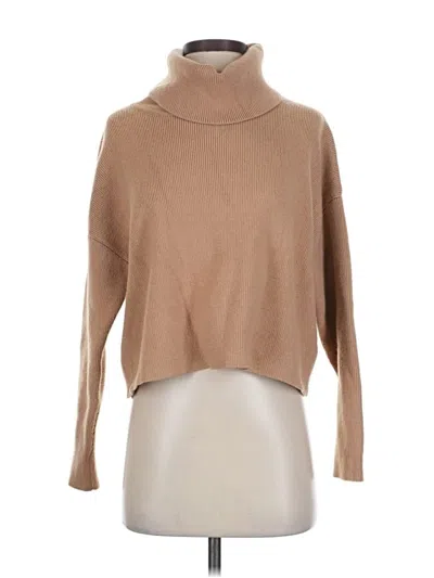 Pre-owned Lumiere Turtleneck Sweater In Brown