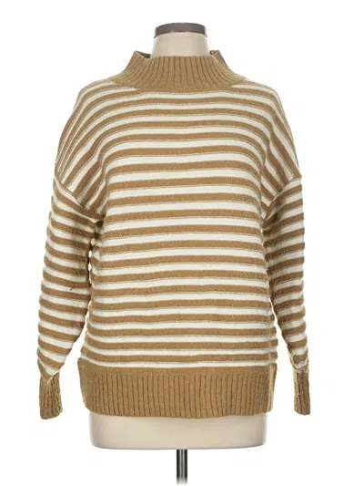 Pre-owned Lumiere Turtleneck Sweater In Gold