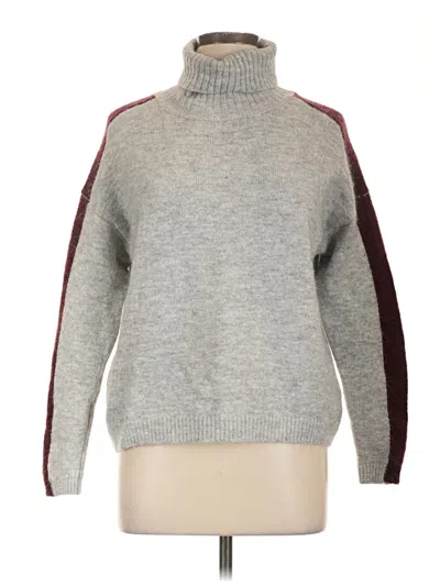 Pre-owned Lumiere Turtleneck Sweater In Gray