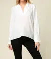 Lumiere V-neck Blouse In Ivory In Multi