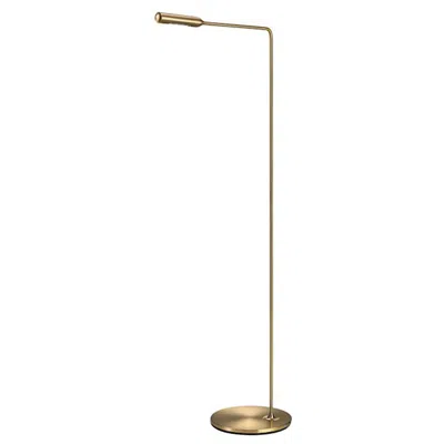 Pre-owned Lumina Brushed Gold Flo Floor Lamp By Foster+partners