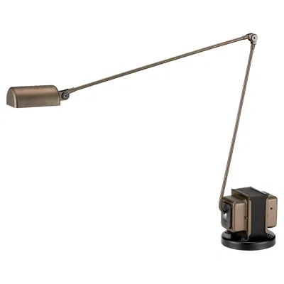 Pre-owned Lumina Daphine Led Table Lamp In Bronze Metal Paint By Tommaso Cimini In Transparent