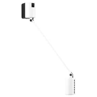 Pre-owned Lumina Daphine Parete 35 Led Wall Lamp In Matte White By Tommaso Cimini
