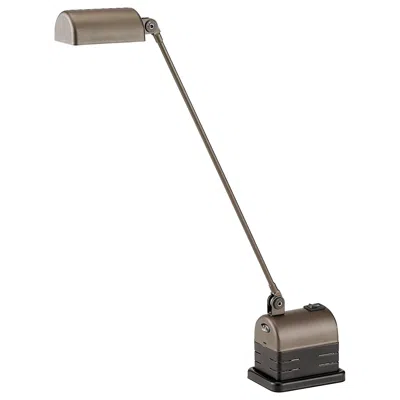 Pre-owned Lumina Daphinette Led Table Lamp In Bronze Metal Paint By Tommaso Cimini In Transparent