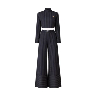 Lumina Eligma Blue / Yellow The Pinstripe Architect Set - Navy & Mustard