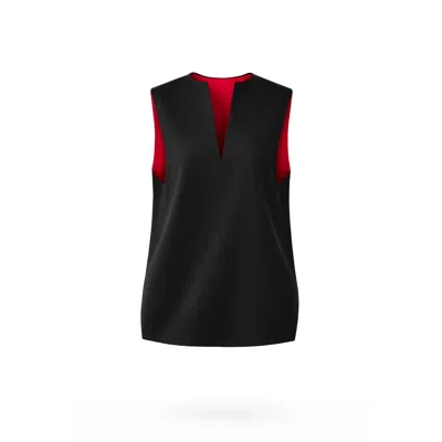 Lumina Eligma Women's Black / Pink The Pear Shirt - Reversible Black Fuchsia In Multi