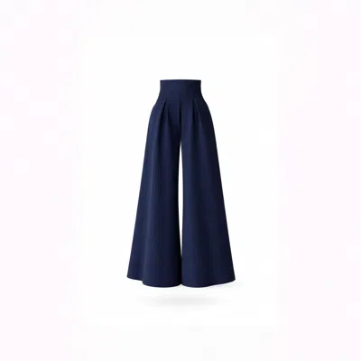 Lumina Eligma Women's Blue The Palazzo Pants - Navy