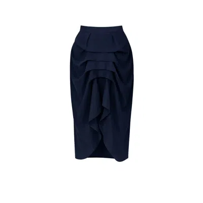 Lumina Eligma Women's Blue The Vanguard Skirt - Navy