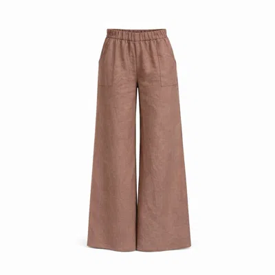 Lumina Eligma Women's Brown The Breeze Ensemble Pants - Coffee