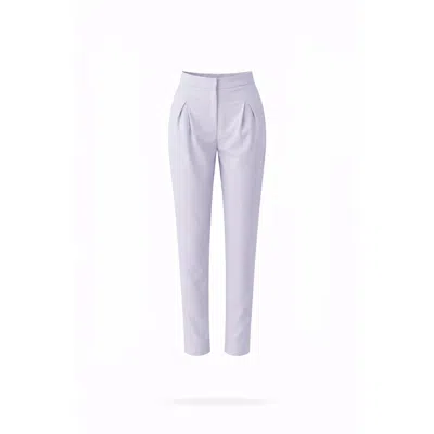 Lumina Eligma Women's Grey Construct Suit Pants Ensemble Light Gray