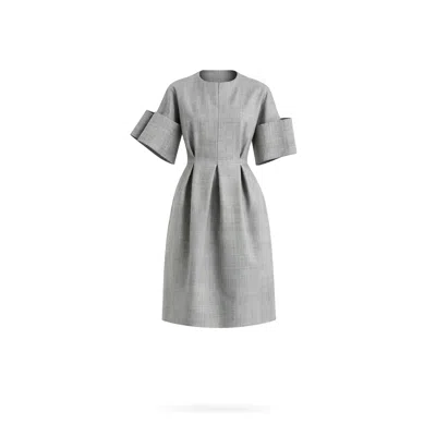 Lumina Eligma Women's Grey Neoteric Dress - Gray