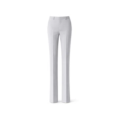 Lumina Eligma Women's Grey Shawl Suit Pants - Light Gray In Multi