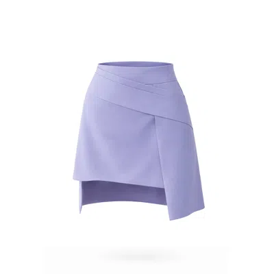 Lumina Eligma Women's Grey The Refined Curve Skirt - Dark Gray In Orange