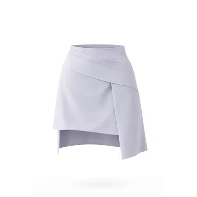 Lumina Eligma Women's Grey The Refined Curve Skirt - Light Gray