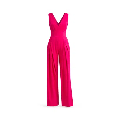 Lumina Eligma Women's Pink The Arrow Jumpsuit - Fuchsia