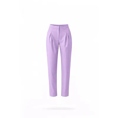 Lumina Eligma Women's Purple Construct Suit Pants Ensemble - Lilac