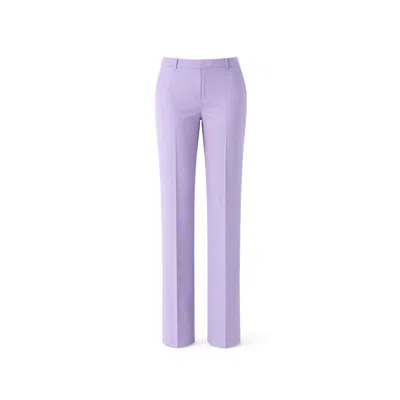 Lumina Eligma Women's Purple Shawl Suit Pants - Lilac