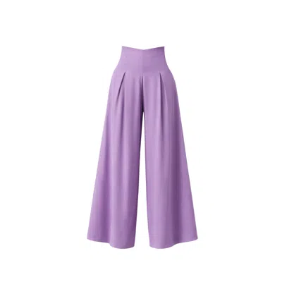Lumina Eligma Women's Purple The Palazzo Pants - Lilac