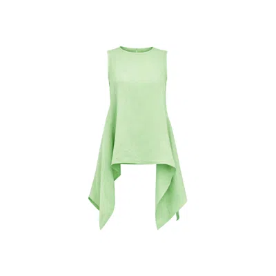 Lumina Eligma Women's The Breeze Ensemble Blouse - Mint Green