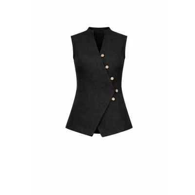 Lumina Eligma Women's The Isla Vest Ensemble - Black