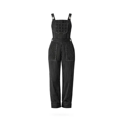 Lumina Eligma Women's The Meridian Over-jumpsuit - Black & White