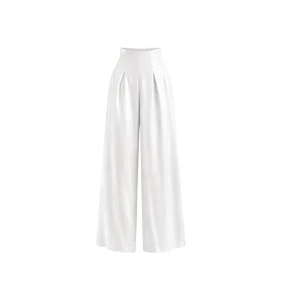 Lumina Eligma Women's The Palazzo Pants - White