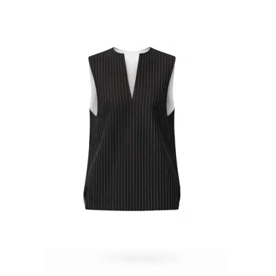 Lumina Eligma Women's The Pear Shirt - Reversible Black & White Stripes