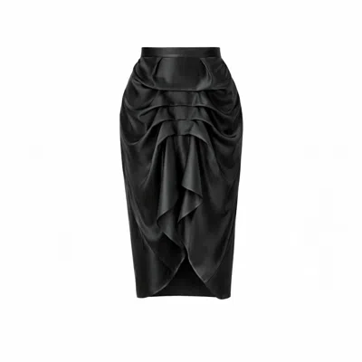 Lumina Eligma Women's The Vanguard Skirt Silk - Black