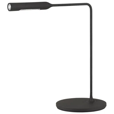 Pre-owned Lumina Flo Bedside Lamp In Black Soft-touch By Foster+partners