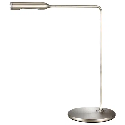 Pre-owned Lumina Flo Desk Lamp In Brushed Nickel By Foster+partners In Transparent