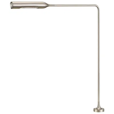 Pre-owned Lumina Flo Table Lamp With F20 Grommet In Brushed Nickel By Foster+partners In Transparent