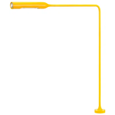 Pre-owned Lumina Flo Table Lamp With F20 Grommet In Matte Yellow By Foster+partners