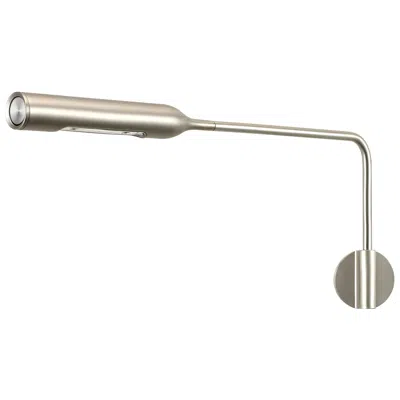 Pre-owned Lumina Flo Wall M Lamp In Brushed Nickel By Foster+partners In Transparent