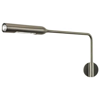 Pre-owned Lumina Flo Wall M Lamp In Gunmetal By Foster+partners In Gray