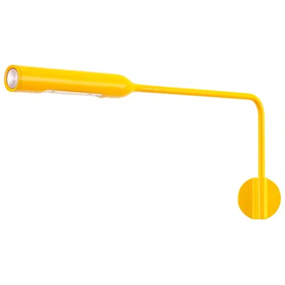 Pre-owned Lumina Flo Wall M Lamp In Matte Yellow By Foster+partners