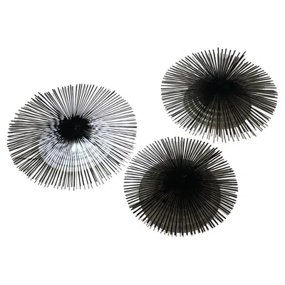Pre-owned Lumina 'helios' Wall Lamps Design Roberto Blumer, 1980s In Black