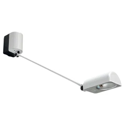 Pre-owned Lumina Italian White Daphinette Classic Wall Lamp By Tommaso Cimini For , 1980s